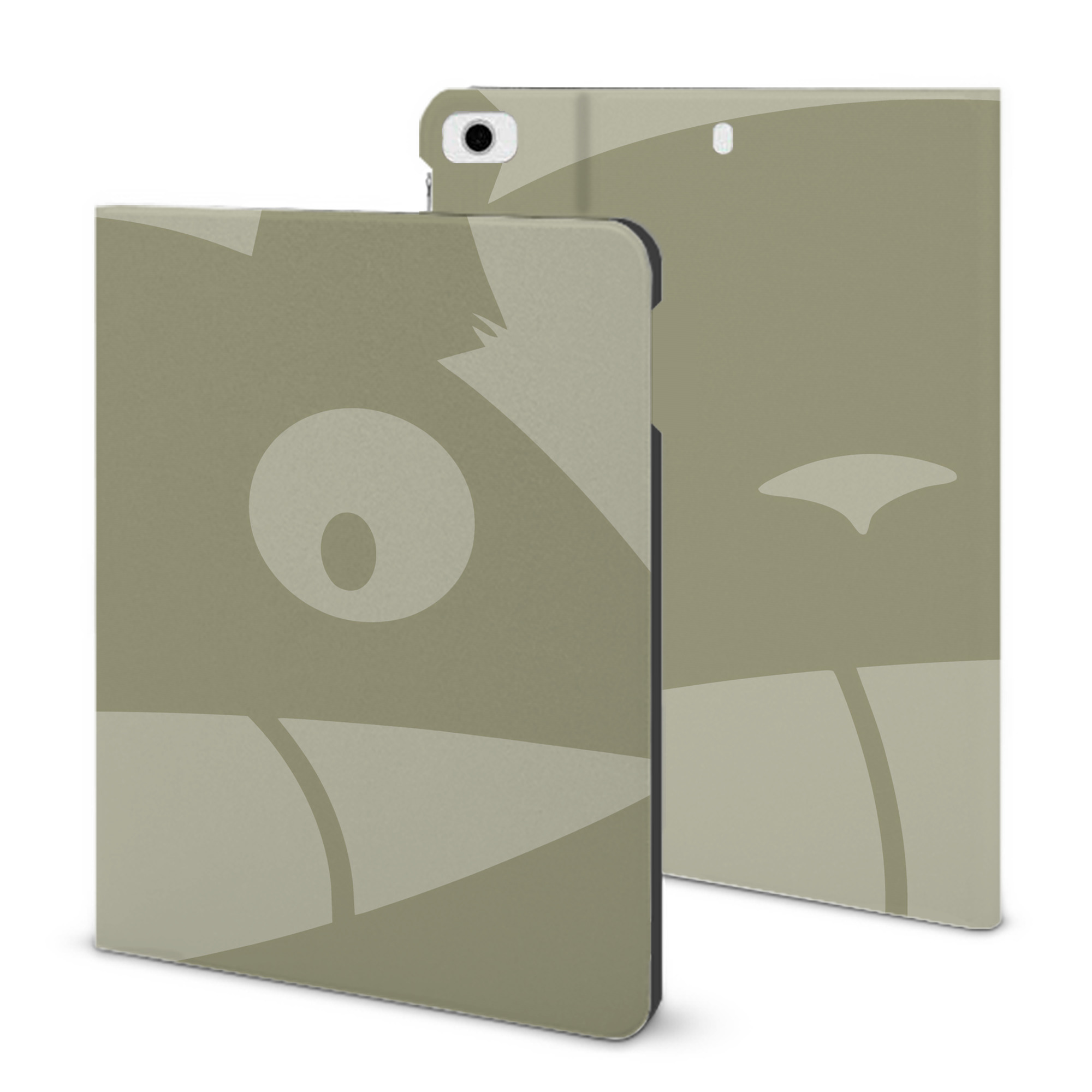 （画像用） となりのトトロ 草壁メイ 草壁サツキ My Neighbor Totoro Satsuki Kusakabe Mei Kusakabe IPad ケース ブック型 PUレザー TPU 耐衝撃 軽量 薄型 ペン収納なし 全面保護 IPad 各モデル対応